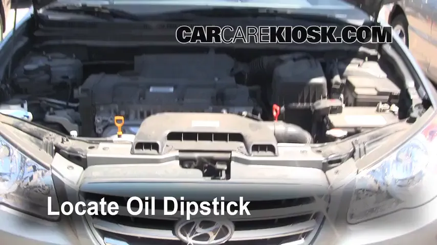 2010 Hyundai Elantra GLS 2.0L 4 Cyl. Oil Check Oil Level